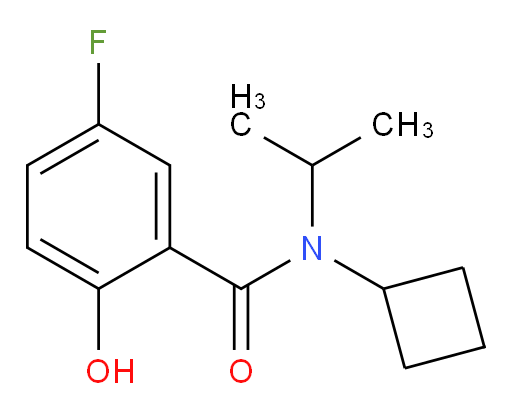 N-cyclobutyl-5-fluoro-2-hydroxy-N-isopropylbenzamide