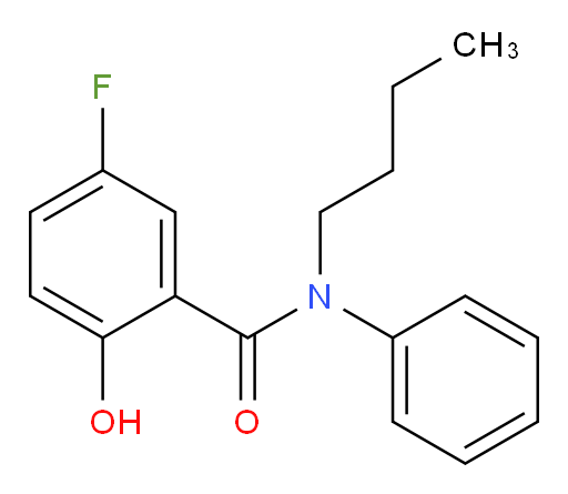N-butyl-5-fluoro-2-hydroxy-N-phenylbenzamide