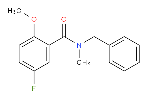 N-benzyl-5-fluoro-2-methoxy-N-methylbenzamide