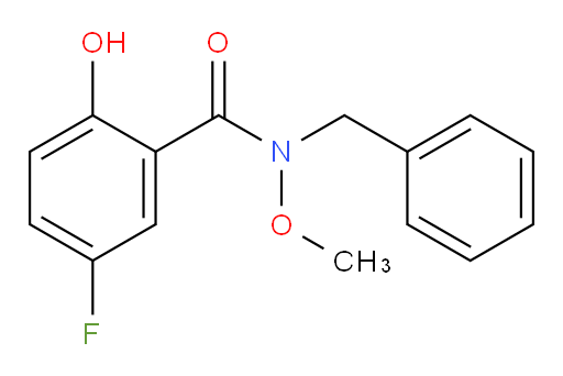 N-benzyl-5-fluoro-2-hydroxy-N-methoxybenzamide