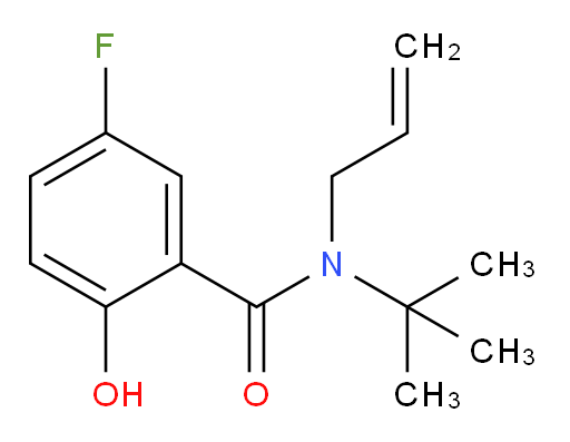 N-allyl-N-(tert-butyl)-5-fluoro-2-hydroxybenzamide