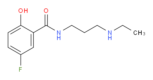 N-(3-(ethylamino)propyl)-5-fluoro-2-hydroxybenzamide
