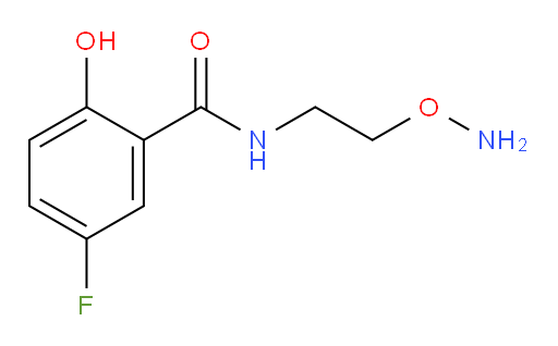 N-(2-(aminooxy)ethyl)-5-fluoro-2-hydroxybenzamide
