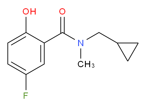 N-(cyclopropylmethyl)-5-fluoro-2-hydroxy-N-methylbenzamide