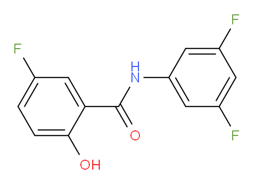 N-(3,5-difluorophenyl)-5-fluoro-2-hydroxybenzamide