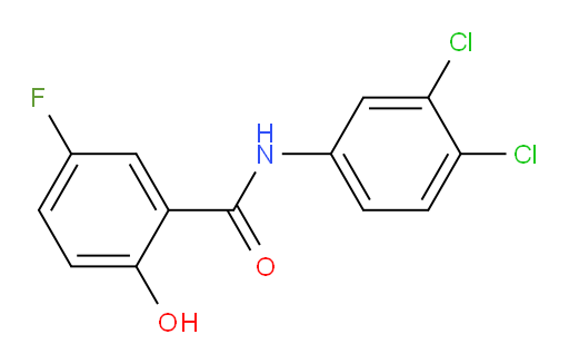 N-(3,4-dichlorophenyl)-5-fluoro-2-hydroxybenzamide