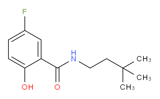N-(3,3-dimethylbutyl)-5-fluoro-2-hydroxybenzamide