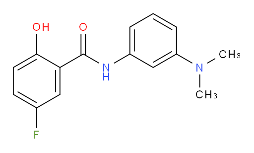 N-(3-(dimethylamino)phenyl)-5-fluoro-2-hydroxybenzamide