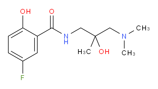 N-(3-(dimethylamino)-2-hydroxy-2-methylpropyl)-5-fluoro-2-hydroxybenzamide