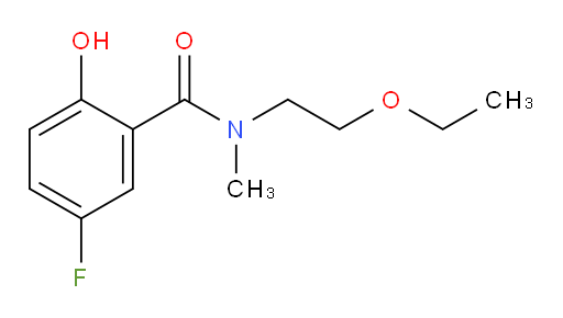 N-(2-ethoxyethyl)-5-fluoro-2-hydroxy-N-methylbenzamide