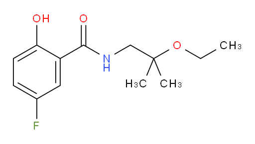 N-(2-ethoxy-2-methylpropyl)-5-fluoro-2-hydroxybenzamide