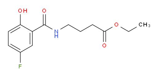 ethyl 4-(5-fluoro-2-hydroxybenzamido)butanoate