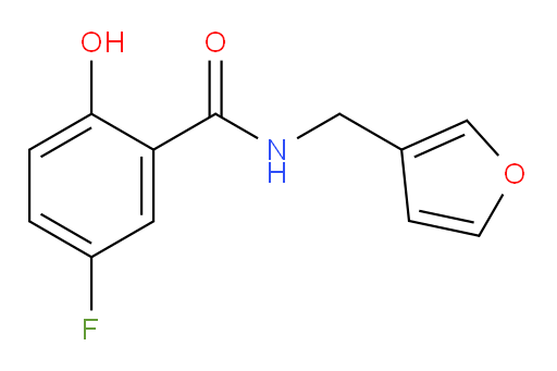 5-fluoro-N-(furan-3-ylmethyl)-2-hydroxybenzamide