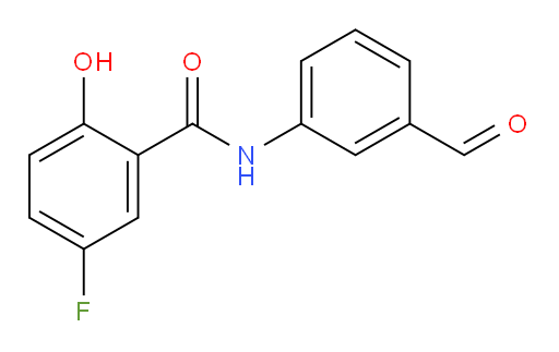 5-fluoro-N-(3-formylphenyl)-2-hydroxybenzamide