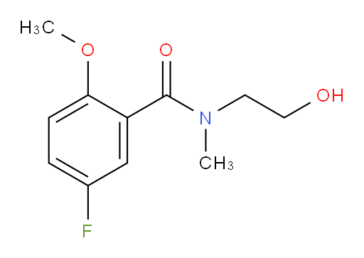 5-fluoro-N-(2-hydroxyethyl)-2-methoxy-N-methylbenzamide