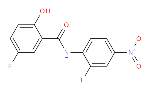 5-fluoro-N-(2-fluoro-4-nitrophenyl)-2-hydroxybenzamide