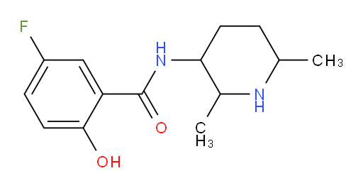 N-(2,6-dimethylpiperidin-3-yl)-5-fluoro-2-hydroxybenzamide