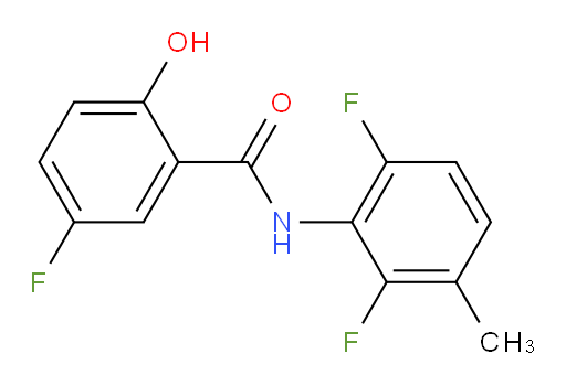 N-(2,6-difluoro-3-methylphenyl)-5-fluoro-2-hydroxybenzamide