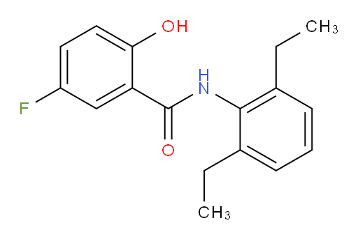 N-(2,6-diethylphenyl)-5-fluoro-2-hydroxybenzamide