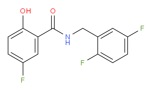 N-(2,5-difluorobenzyl)-5-fluoro-2-hydroxybenzamide
