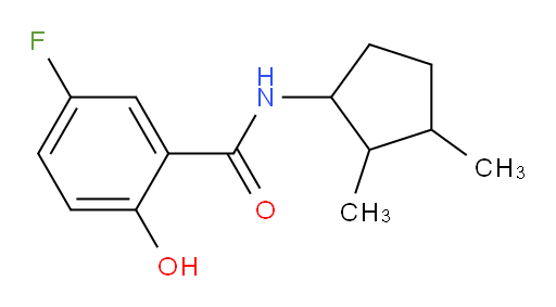 N-(2,3-dimethylcyclopentyl)-5-fluoro-2-hydroxybenzamide