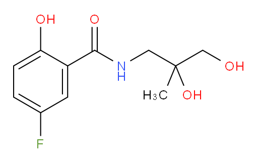 N-(2,3-dihydroxy-2-methylpropyl)-5-fluoro-2-hydroxybenzamide