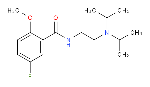 N-(2-(diisopropylamino)ethyl)-5-fluoro-2-methoxybenzamide