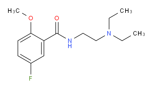N-(2-(diethylamino)ethyl)-5-fluoro-2-methoxybenzamide