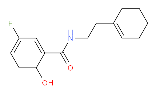 N-(2-(cyclohex-1-en-1-yl)ethyl)-5-fluoro-2-hydroxybenzamide