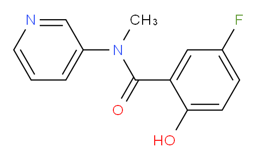 5-fluoro-2-hydroxy-N-methyl-N-(pyridin-3-yl)benzamide