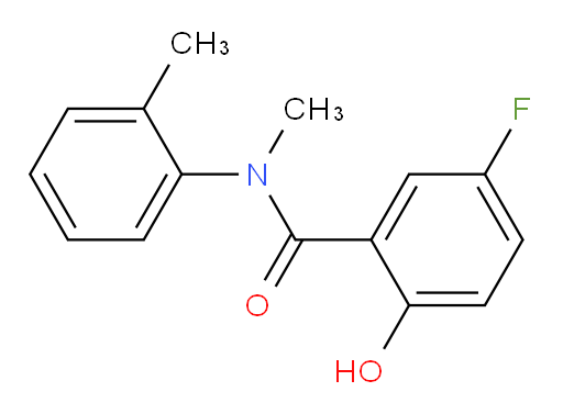 5-fluoro-2-hydroxy-N-methyl-N-(o-tolyl)benzamide