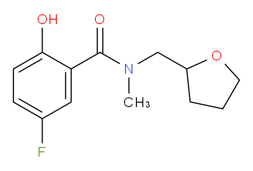 5-fluoro-2-hydroxy-N-methyl-N-((tetrahydrofuran-2-yl)methyl)benzamide