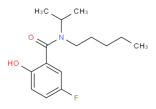 5-fluoro-2-hydroxy-N-isopropyl-N-pentylbenzamide