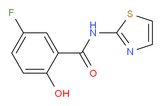 5-fluoro-2-hydroxy-N-(thiazol-2-yl)benzamide