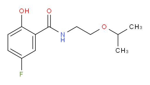 5-fluoro-2-hydroxy-N-(2-isopropoxyethyl)benzamide