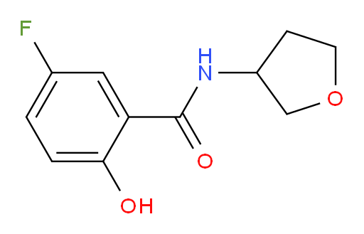 5-fluoro-2-hydroxy-N-(tetrahydrofuran-3-yl)benzamide