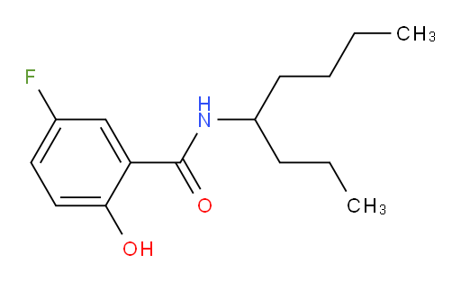 5-fluoro-2-hydroxy-N-(octan-4-yl)benzamide