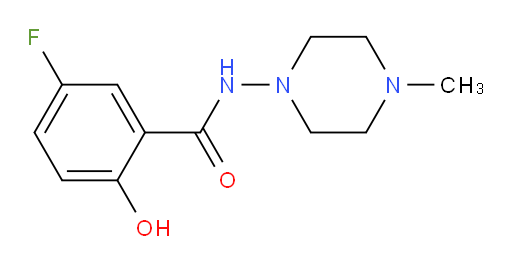 5-fluoro-2-hydroxy-N-(4-methylpiperazin-1-yl)benzamide