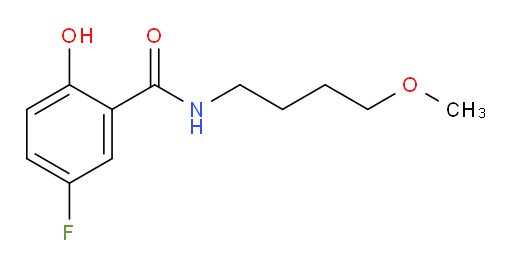 5-fluoro-2-hydroxy-N-(4-methoxybutyl)benzamide