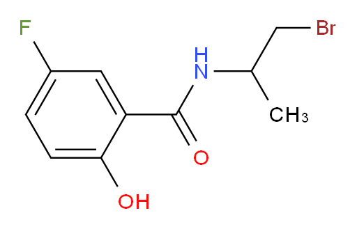 N-(1-bromopropan-2-yl)-5-fluoro-2-hydroxybenzamide