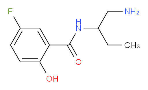 N-(1-aminobutan-2-yl)-5-fluoro-2-hydroxybenzamide