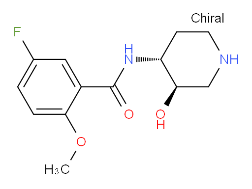 5-fluoro-N-((3R,4R)-3-hydroxypiperidin-4-yl)-2-methoxybenzamide