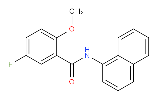 5-fluoro-2-methoxy-N-(naphthalen-1-yl)benzamide