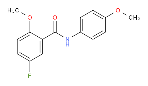5-fluoro-2-methoxy-N-(4-methoxyphenyl)benzamide