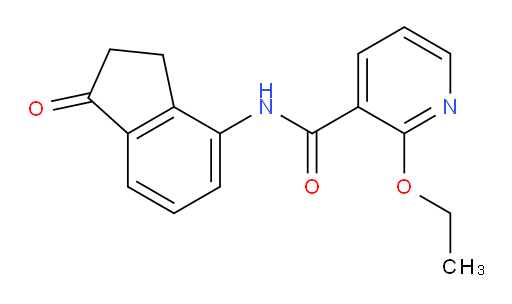 2-ethoxy-N-(1-oxo-2,3-dihydro-1H-inden-4-yl)nicotinamide