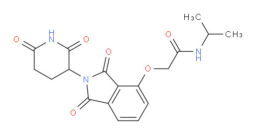 2-((2-(2,6-dioxopiperidin-3-yl)-1,3-dioxoisoindolin-4-yl)oxy)-N-isopropylacetamide
