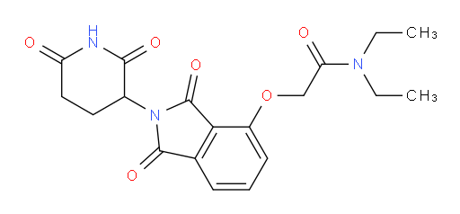 2-((2-(2,6-dioxopiperidin-3-yl)-1,3-dioxoisoindolin-4-yl)oxy)-N,N-diethylacetamide