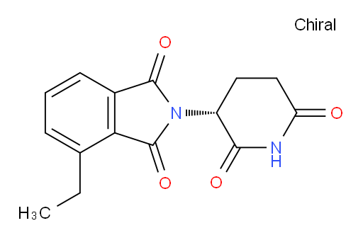 (R)-2-(2,6-dioxopiperidin-3-yl)-4-ethylisoindoline-1,3-dione
