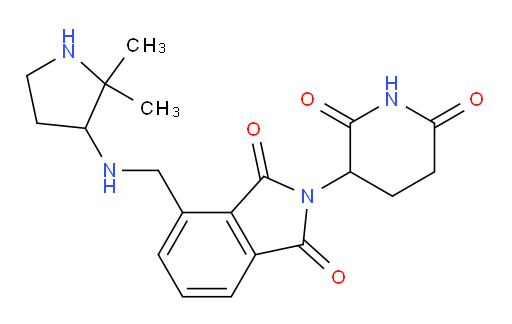 4-(((2,2-dimethylpyrrolidin-3-yl)amino)methyl)-2-(2,6-dioxopiperidin-3-yl)isoindoline-1,3-dione