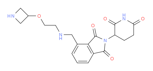 4-(((2-(azetidin-3-yloxy)ethyl)amino)methyl)-2-(2,6-dioxopiperidin-3-yl)isoindoline-1,3-dione